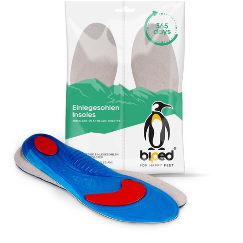 Biped gel einlegesohlen - einlegesohlen, zum